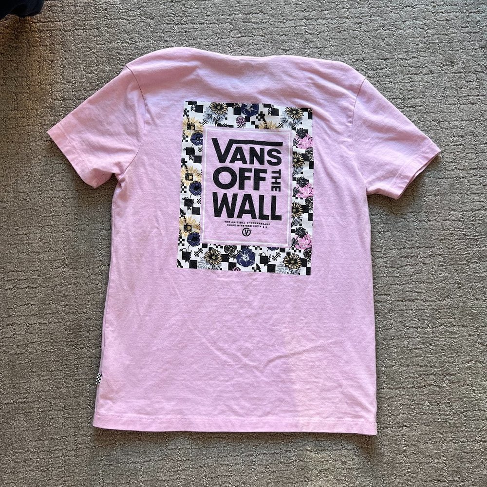 Vans Floral tee Size XS NWOT